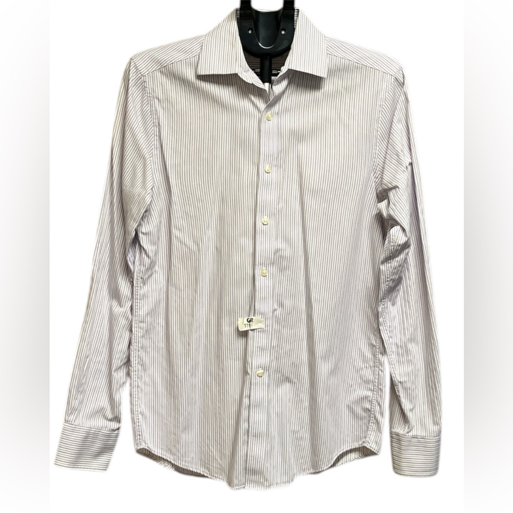 Michael Kors PURPLE Pinstripe Dress Shirt
